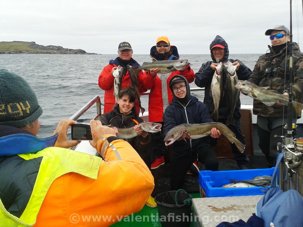 Erstes Gruppenfoto der Saison 2017 - Valentia Fishing