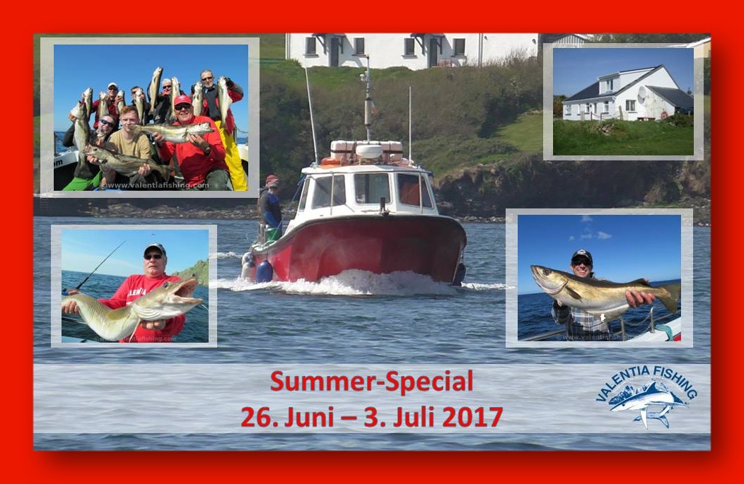 Sommer-Woche bei Valentia Fishing für 250 Euro pro Person